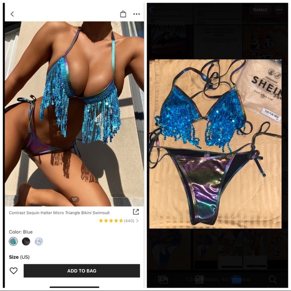 Brand new sequin bikini - Picture 1 of 1